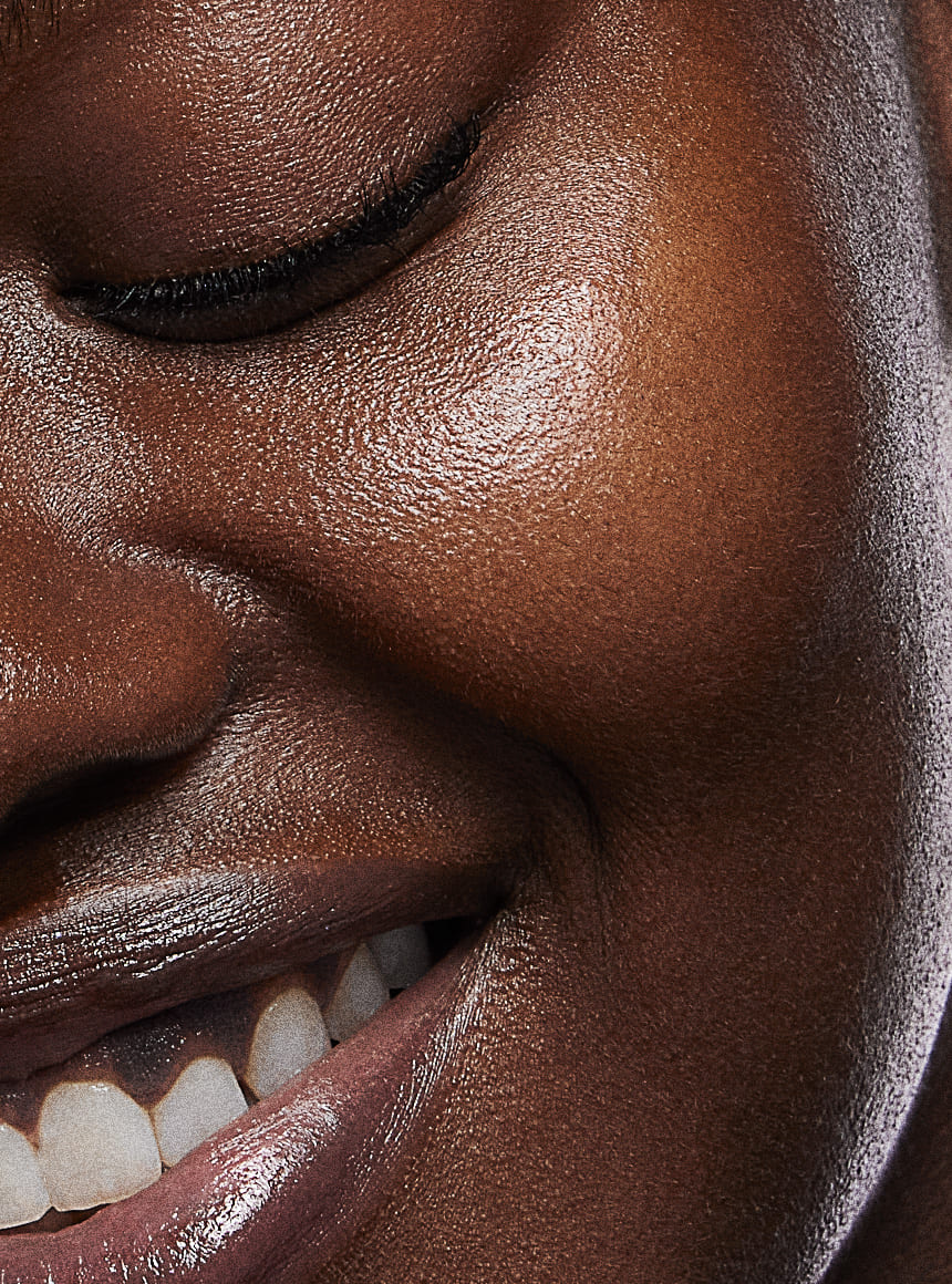 Peptide brightening serum skin effect