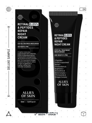 Deluxe Retinal 0.05% & Peptides Repair Night Cream