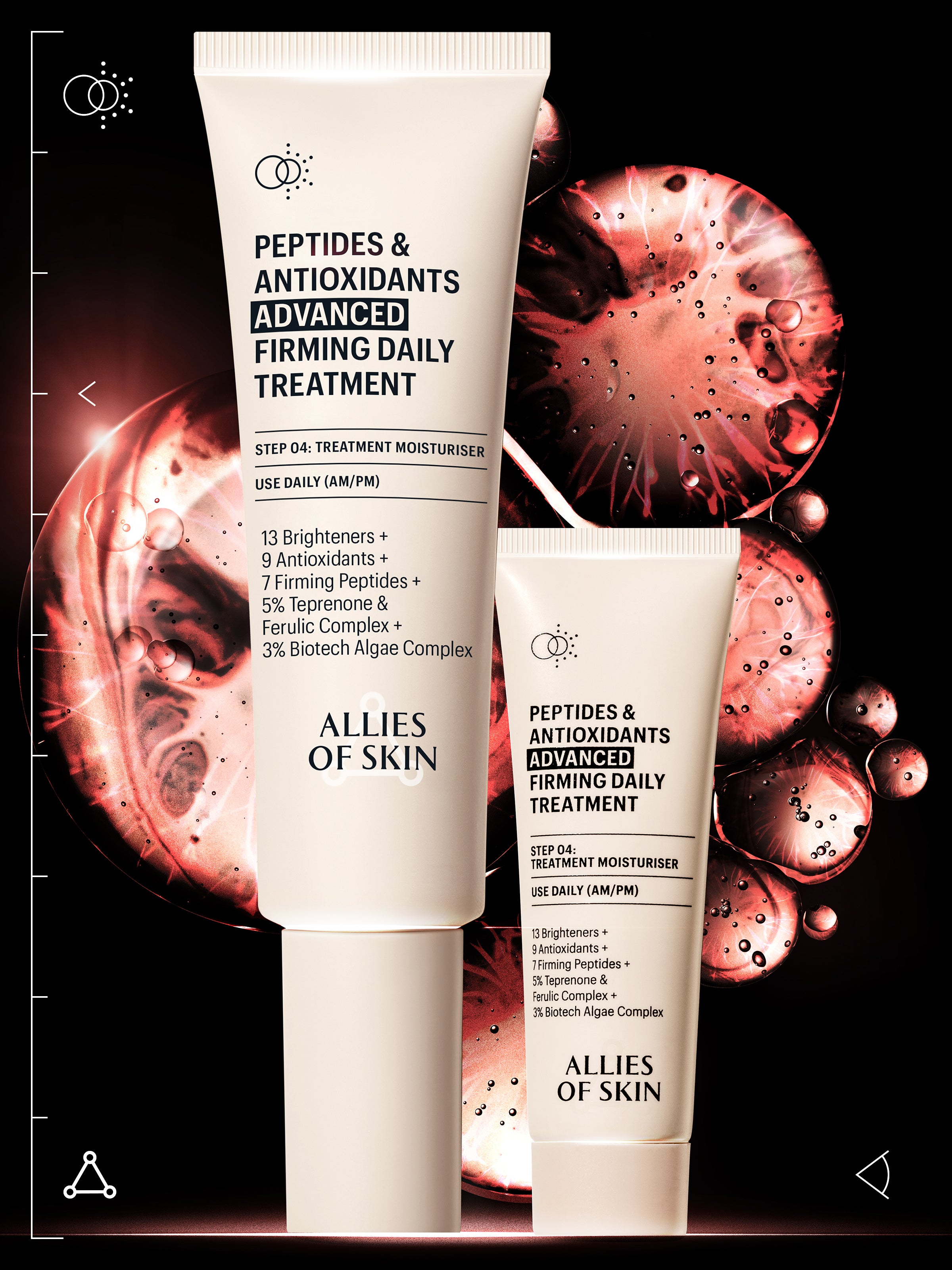美容液 ALLIES OF SKIN PEPTIDES & ANTIOXIDANTS Allies of Skin Peptides & Antioxidants Advanced Firming Daily