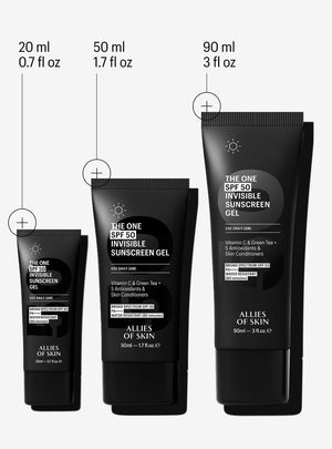 The One SPF 50 Invisible Sunscreen Gel, Value Size