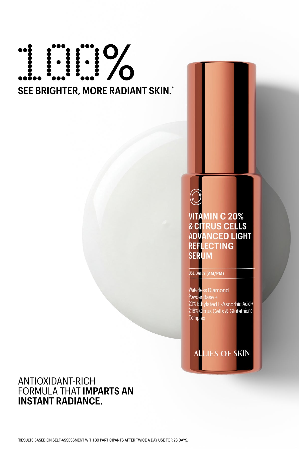 glutathione powder for face in ireland Vitamin C 20% & Citrus Cells Advanced Light Reflecting Serum Size:10MG The NMDA receptor complex characteristic:3rd Party Tested